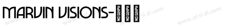 Marvin Visions字体转换